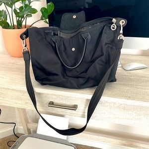 Long-champ black crossbody
